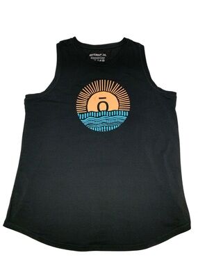 doTERRA Women’s Black Graphic Sun and Wave Tank Top 2XL